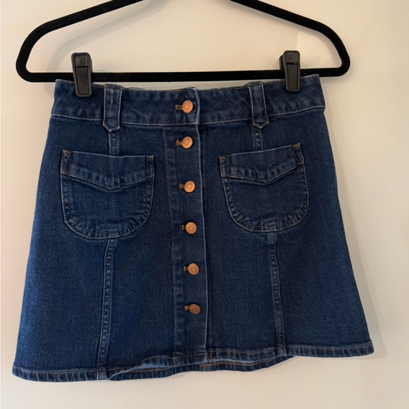 Madewell A-Line Denim Skirt 4 - Picture 3 of 5
